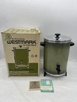 Bend Westmark 30 Cup Insulated Automatic Coffee Maker Avocado Green #11825. Fixed Price $24.99.