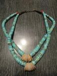 Jacla Style Navajo Turquoise Heishi Sterling Necklace Signed Benny Aguilar Rare. Fixed Price $1650.00.