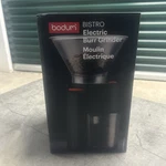Bodum Bistro Conical Burr Electric Coffee Grinder Black New Free Shipped. Fixed Price $45.99.