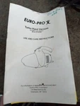 Euro-pro X Turbo Hand Vacuum Manual. Fixed Price $25.00.