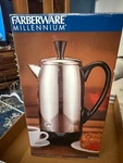 Farberware Millennium FCP412 Electric Percolator, Cup. Fixed Price $105.00.