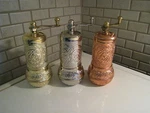 Set Of 3 Mills, 4" Traditional Turkish Pepper Salt Spice Grinder Mill-brass&ni. Fixed Price $52.40.