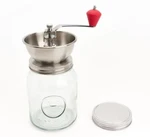 Manual Coffee Bean Grinder With Ceramic Conical Burr, 32 Oz Glass Jar & Lid.. Fixed Price $24.95.