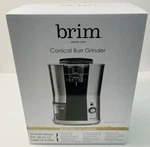 Brim Conical Burr Coffee Bean Grinder 6.4-OZ Stainless Steel Brand New. Fixed Price $79.99.