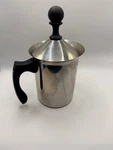 Steeped Tea Party Milk Frother Stainless Steel Manual Hand Pump Foam Maker. Fixed Price $35.00.