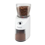 Capresso Infinity Plus Conical Burr Grinder, White 11 Oz,. Fixed Price $146.99.