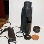 MHW-3BOMBER Electric Conical Burr Coffee Grinder Black, For Parts, Does Spin. Fixed Price $140.00.