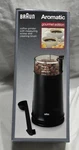 Braun Aromatic Gourmet Coffee Mill Grinder Ksm 4B New Box Unused Scoop Brush. Fixed Price $49.95.