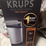 Krups Fast Touch Coffee & Spice Blade Grinder Silver Easy Clean. Fixed Price $25.00.