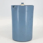 Tupperware Blue 2 Qt Pitcher 9" 1676-5 Push Button Vacuum Seal Lid Durable Usa. Fixed Price $22.95.