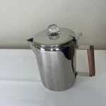 Vintage Stainless Steel Stovetop 9 Cup Coffee Percolator Camping. Fixed Price $35.00.