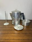 Vintage Mcm Aluminum Mirro Percolator Coffee Pot 9 Cup Stove Top Camping Usa. Fixed Price $24.94.