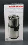 Kitchenaid Blade Coffee Grinder BCG111OB Onyx Black Stainless New Open Box. Fixed Price $29.99.