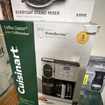 Cuisinart Center 2-IN-1 Coffeemaker Black/silver W/ Reusable Filter Cup. Fixed Price $110.00.