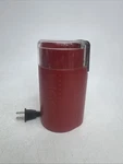 Bodum Coffee Grinder Mill Electric Black Red 11160-3 Bistro Blade Bean Tested. Fixed Price $16.59.