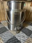 Stainless Steel Sus 304 Milk Can With Spigot, 10. Fixed Price $103.00.