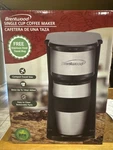 Brentwood TS113BK Portable Single-serve Coffee Brewer With 14OZ Travel Mug Black. Fixed Price $34.99.