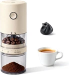 Portable Electric 420 Stainl Steel Burr Coffee Grinder, Recharable. Fixed Price $36.99.