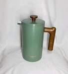Poliviar 7379 French Press Coffee Pot Wood Handle 34OZ. -M1. Fixed Price $25.00.
