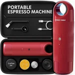 Portable Espresso Machine Travel Coffee Maker For Pods & Grounds Mini 5 Cup. Fixed Price $34.99.