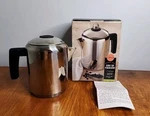 Vintage Copco Stove Top Percolator Stainless Steel 8 Cup Coffee Pot Read*. Fixed Price $19.44.