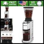 Aromaster Burr Coffee Grinder 48 Settings Stainless Steel Home Use. Fixed Price $139.99.