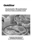 Goldstar Bread Machine Manual HB1001CJ, HB1002CJ, HB2051BJC. Fixed Price $21.99.