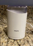 Vintage Krups 208B Touch-top Blade Coffee Grinder White 1.6OZ Electric. Fixed Price $35.00.