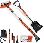 42" Ice Scraper & Extendable Snow Brush With Pivoting Head For Vehicles. Fixed Price $94.95.