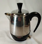 Vintage Farberware Percolator Superfast Automatic 2-4 Cup Model 134 Tested. Fixed Price $34.99.