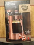 Primula Melrose Copper Coffee French Press 8 Cup With Measuring Spoon. Fixed Price $17.99.
