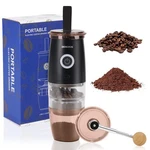 Portable Burr Coffee Grinder, Electric/manual 2-IN-1 Cafe Bean Mill, Us.... Fixed Price $28.89.