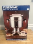 Farberware Millennium 12-36 Cup Stainless Electric Coffee Urn Percolator Fsu 236. Fixed Price $99.95.