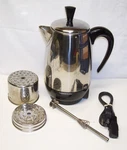 Farberware Superfast Cup Electric Coffee Percolator FCP280 Exuc Works Great!!. Fixed Price $23.96.