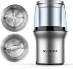 Versatile Electric Coffee & Spice Grinder With Dual Stainless Steel Blades. Fixed Price $68.99.
