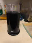 Vtg Braun Coffee Grinder Black KSM2 (4) Type 4041. Fixed Price $16.99.