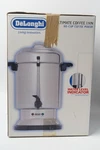 Delonghi Ultimate Coffee Urn 60-CUP Maker Stainless Steel. Fixed Price $75.00.