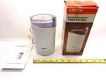 Krups "fast-touch" Coffee Bean Mill Grinder Model 203 White Oz Capacity -works. Fixed Price $19.95.