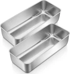 P&p Chef Loaf Pans For Baking Bread, 12 X 5 Inch Large Stainless Steel. Fixed Price $38.99.