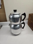 Vintage West Bend Kwik Drip 15C Coffee Maker Percolator Pot Aluminum Stove Top. Fixed Price $23.50.
