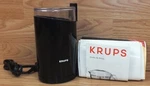 Krups Quality By Design (50153) 120V 160W Black Fast-touch Coffee Mill / Grinder. Fixed Price $35.08.