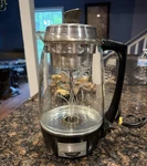 Mcm Vintage Proctor Silex Glass Coffee Percolator Pot 70503 Floral Wheat. Fixed Price $70.00.