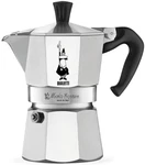 Bialetti Express Moka Pot Aluminum Silver Stovetop Espresso Coffee Maker. Fixed Price $36.88.