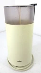 Vintage Braun Coffee Spice Grinder Model KSM2 White 4041 +lid Tested/works. Fixed Price $24.95.