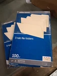 Boxes-office Depot Legal Size 3-TAB Manila 100 Count File Folders (200) Total. Fixed Price $32.99.