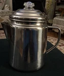 Coleman Stainless Steel Coffe Percolator- 10 Tall 12 Cup- Stovetop. Fixed Price $39.99.