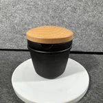 Zassenhaus Cast Iron Spice Grinding Set With Beechwood Lid 3" Grinder Black Euc. Fixed Price $29.00.