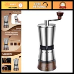 Manual Ceramic Burr Coffee Grinder - 8 Coarseness Settings For Espresso, Cold Br. Fixed Price $67.99.