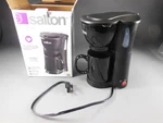 Salton Space Saving Coffeemaker 1 Cup W/ Filter & Mug Black New Box. Fixed Price $17.49.