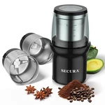 Grinder Coffee Spice Removable Bowls Black Secura SP-7412 Electric Stainless. Fixed Price $59.99.